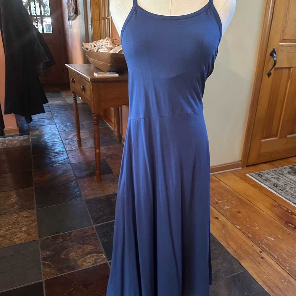 Pact Women's Navy Midi Dress